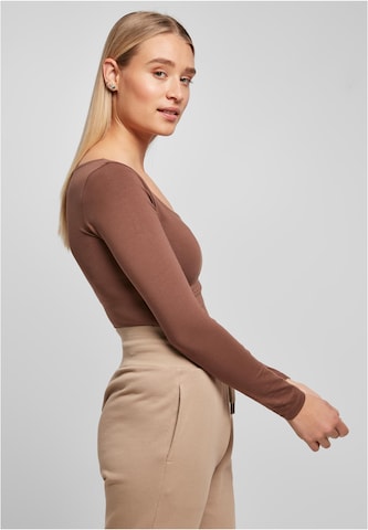 Urban Classics Tričkové body – hnědá