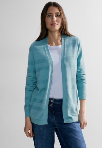 CECIL Knit Cardigan in Blue: front