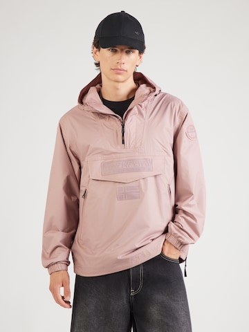 NAPAPIJRI Between-Season Jacket 'NEXT' in Pink: front
