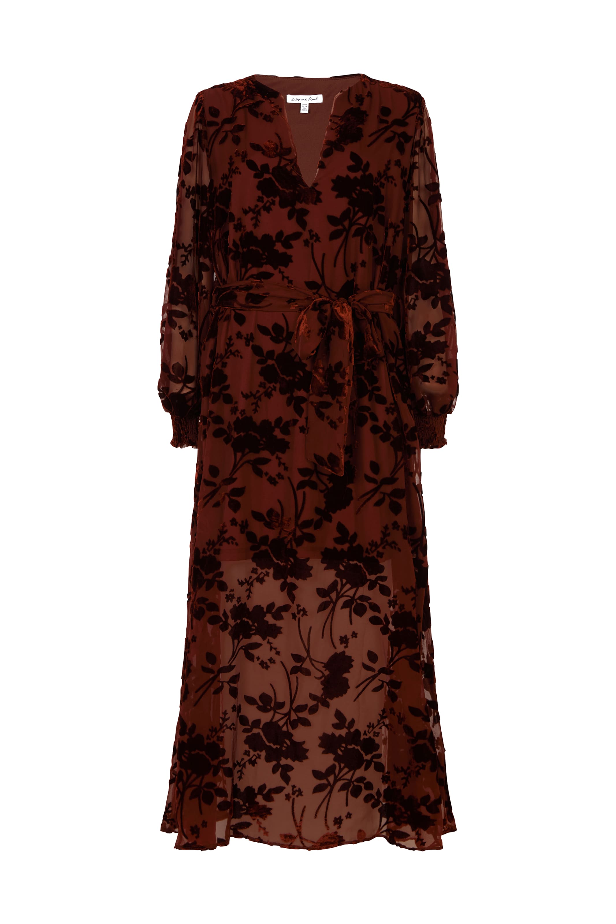 lily and lionel Dress 'Brezze' in Brown: front