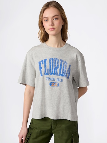 Tricou de la Champion Authentic Athletic Apparel pe gri: față