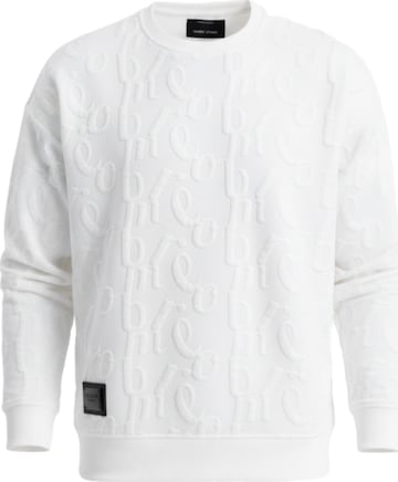 Sweat-shirt Ombre en blanc : devant