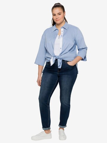 SHEEGO Blouse in Blue