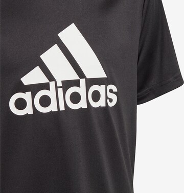 ADIDAS SPORTSWEAR Functioneel shirt 'Aeroready Designed To Move Big Logo' in Zwart