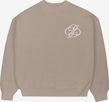 Pull-over 'Academy' Prohibited en beige : devant