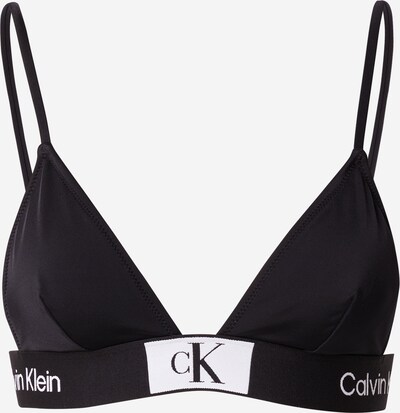Calvin Klein Swimwear Bikinitop in schwarz / weiß, Produktansicht