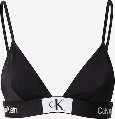 Calvin Klein Swimwear Bikinový top - �čierna / biela, Produkt