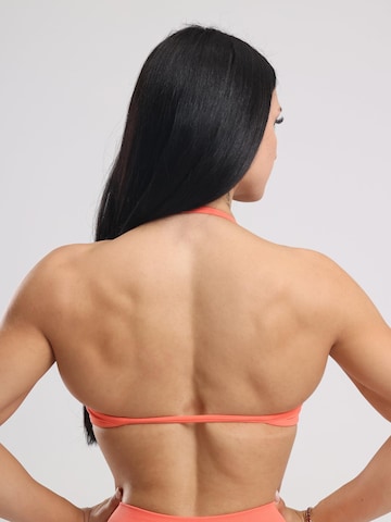 neverover - Bustier Sujetador deportivo 'Hue Minimal Strappy Bra' en naranja