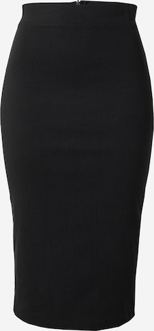 Dorothy Perkins - Falda 'Bengaline' en negro: frente