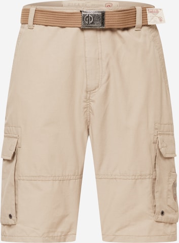 G.I.G.A. DX by killtec Regular Outdoor Pants in Beige: front