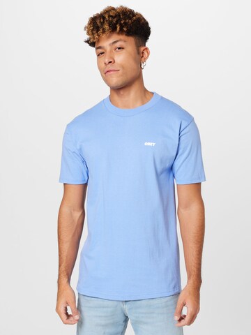 Obey - Camisa 'Bold 2' em azul: frente