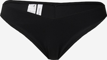 Slip costum de baie 'DELTA' de la Calvin Klein Swimwear pe negru: față