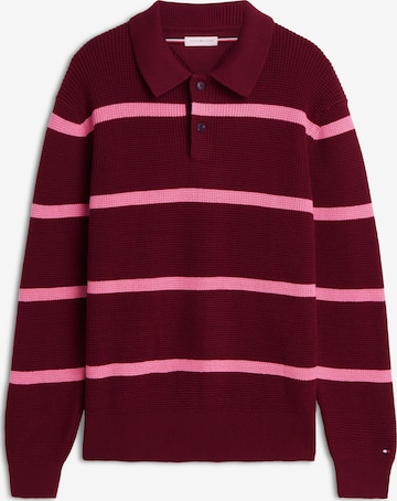 TOMMY HILFIGER Sveter - Červená: predná strana