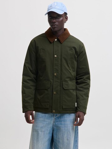JACK & JONES - Chaqueta de entretiempo 'JORNorrebro' en verde: frente