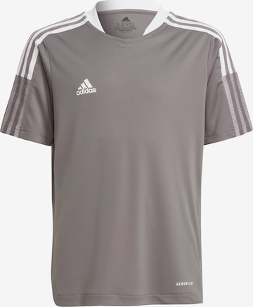 Maglia funzionale 'Tiro 21' di ADIDAS PERFORMANCE in grigio: frontale