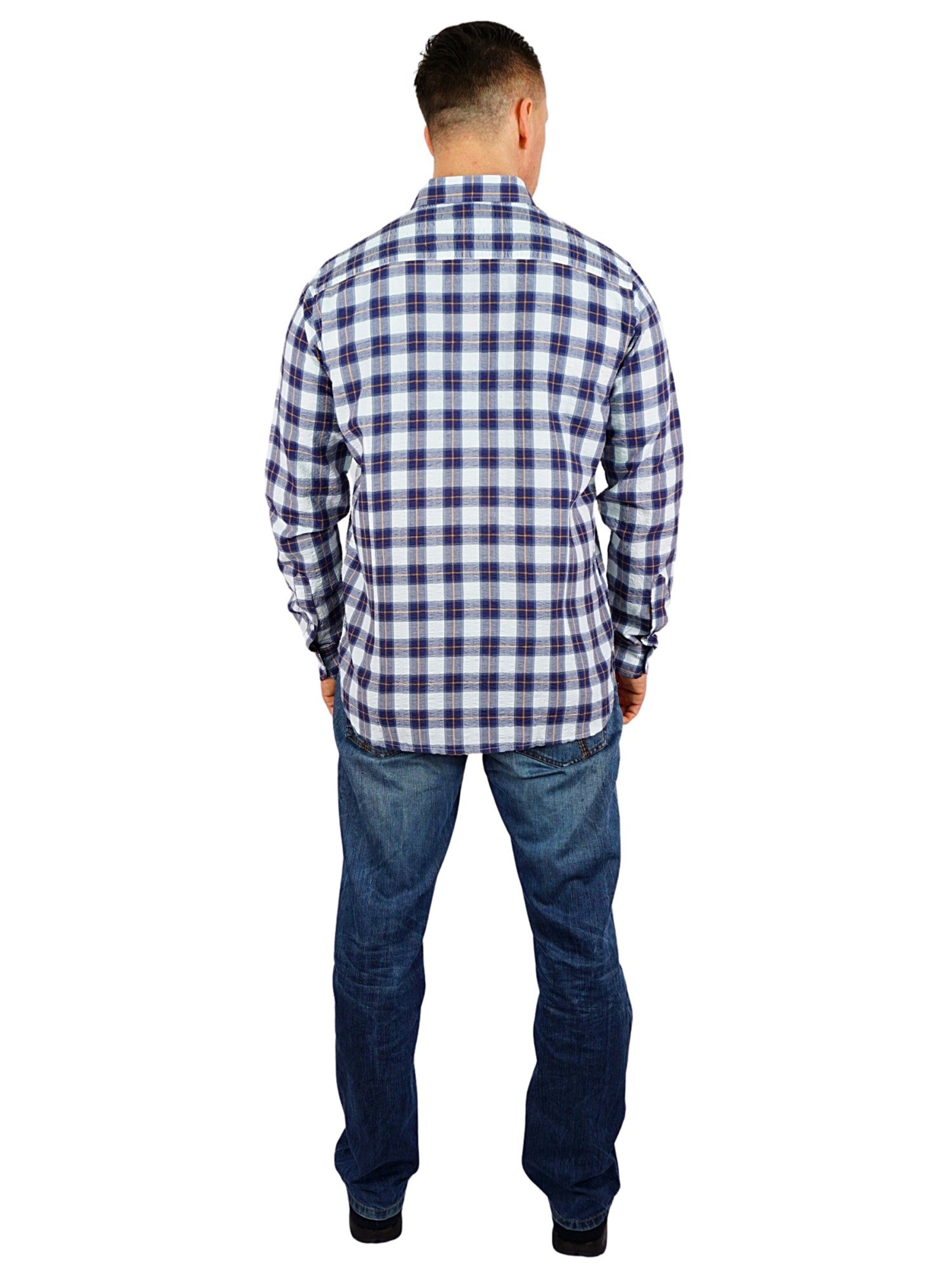 Fit confort Chemise U.S. POLO ASSN. en bleu