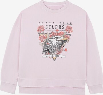 Scalpers Sweatshirt 'Eagle' in Pink: front