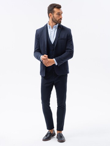 Ombre Slim Fit Sakko in Blau