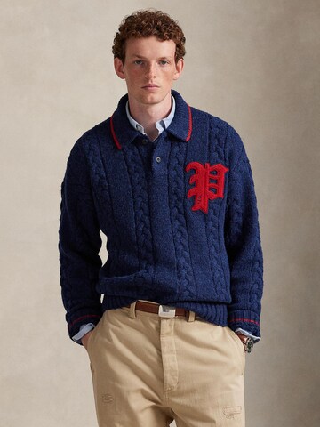 Pull-over Polo Ralph Lauren en bleu : devant