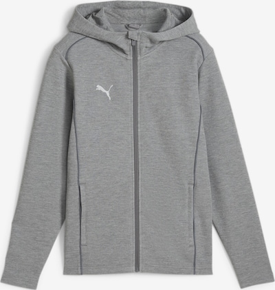 PUMA Cardigans de sport 'Team Final' en gris, Vue avec produit