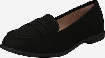 Dorothy Perkins - Sapato Slip-on 'Lara Penny' em preto: frente