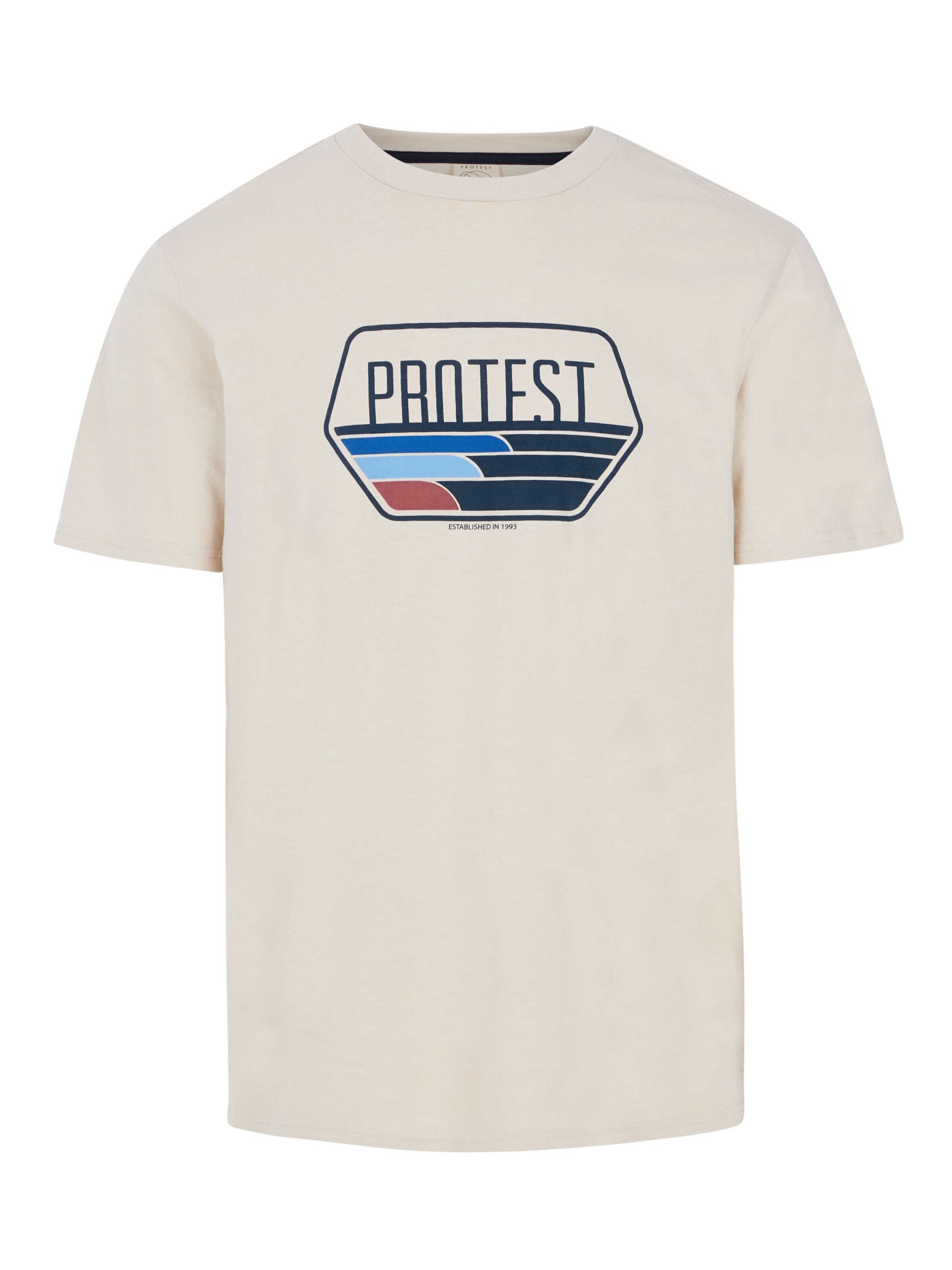 PROTEST Shirt 'PRTSTAN' in Wit: voorkant
