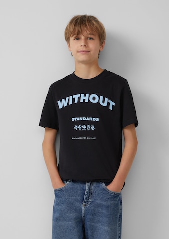 T-Shirt s.Oliver en noir : devant