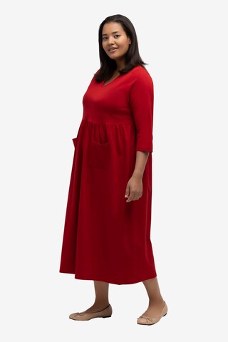 Ulla Popken Dress in Red: front