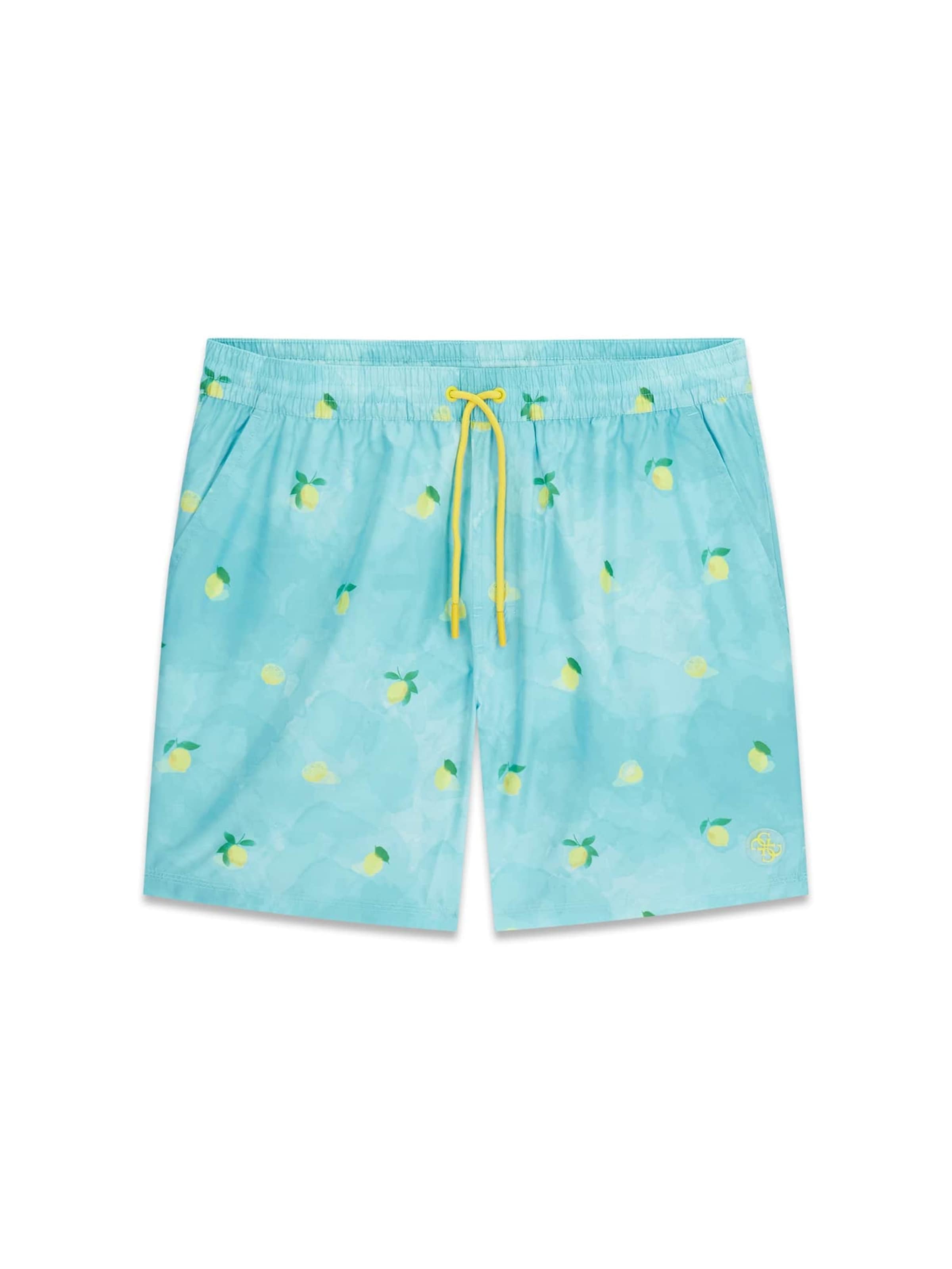 GUESS Badeshorts in Blau: Vorderseite