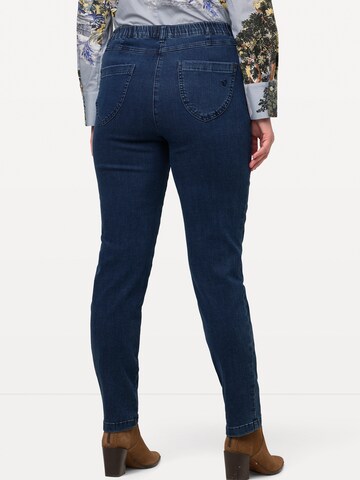 Ulla Popken Slimfit Jeans in Blauw