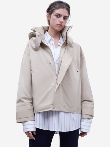 Adolfo Dominguez Winter Coat in Beige: front