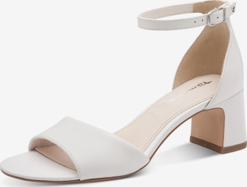 Tamaris Босоножки в Белый: спереди