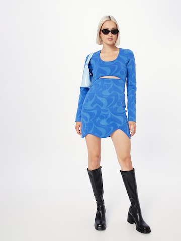 The Wolf Gang Knitted dress 'Cana' in Blue