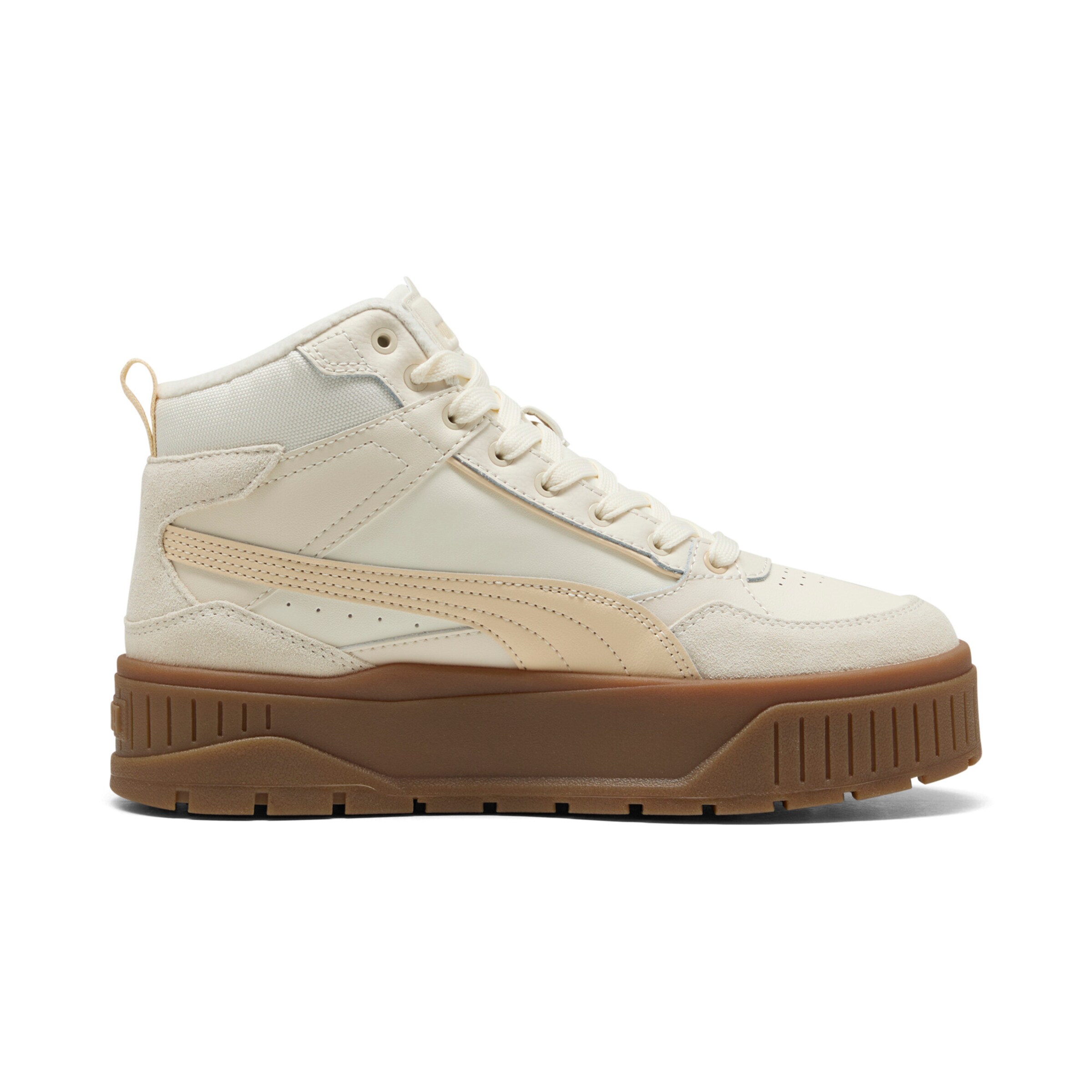 PUMA High-Top Sneakers in Beige