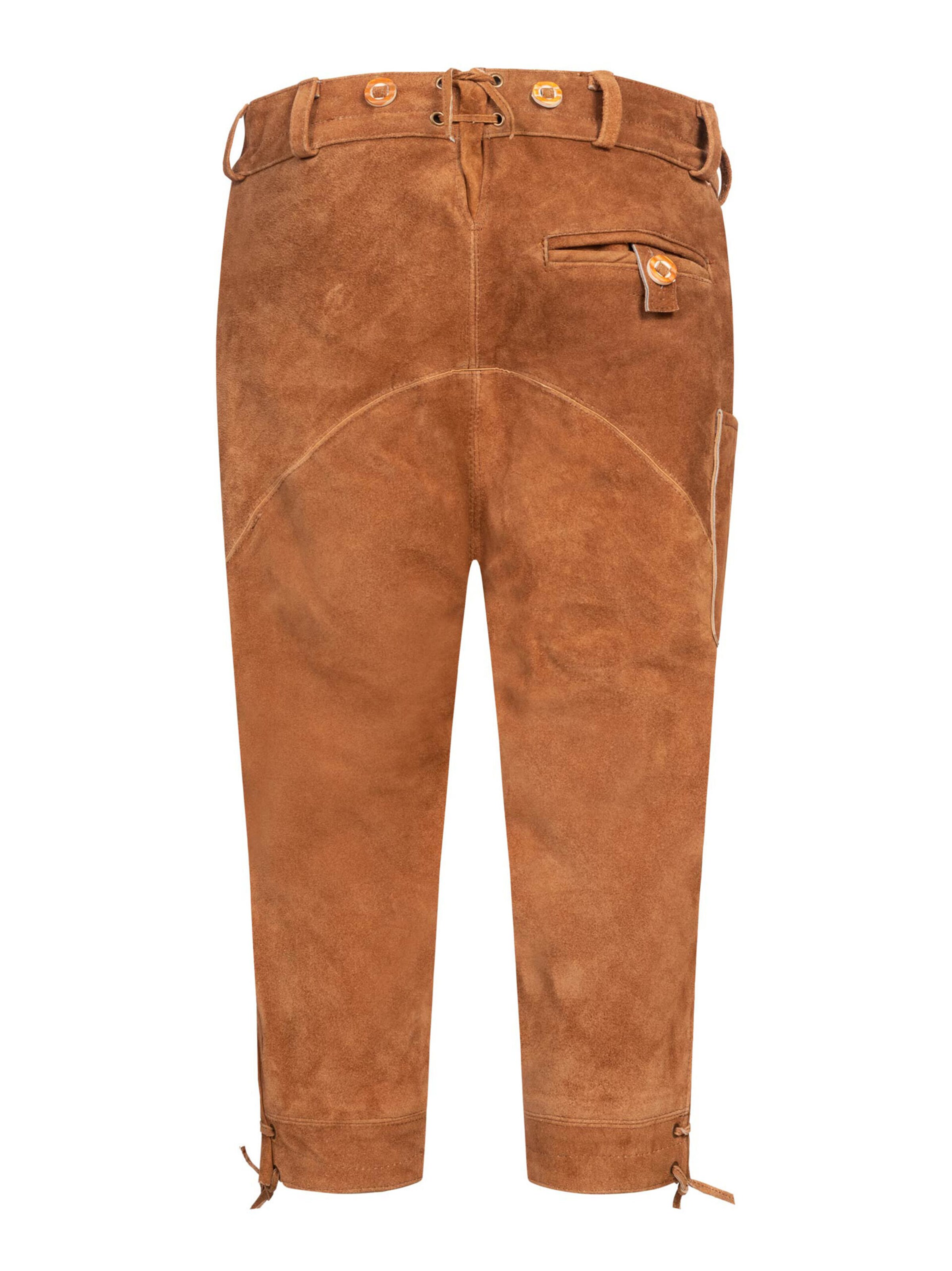 Alessandro Salvarini Regular Trachtenhose in Braun