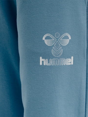 Hummel Tapered Broek in Blauw