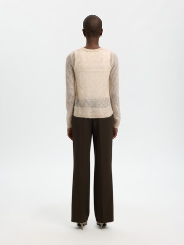 Cardigan 'SLFMayer' SELECTED en beige