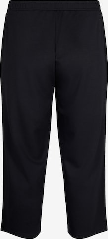 Zizzi Szeroka nogawka Spodnie od piżamy 'Malisa' w kolorze czarny
