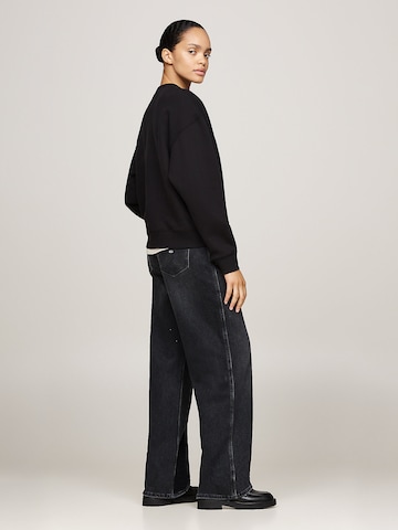 Tommy Jeans Sweatshirt in Schwarz