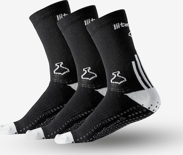 Chaussettes 'PRO-TECH SOCK 3 PACK' liiteGuard en noir : devant
