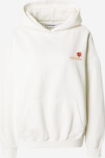 Pegador Sweatshirt 'MARAMIE' i mörkgrön / orange / svart / off-white, Produktvy