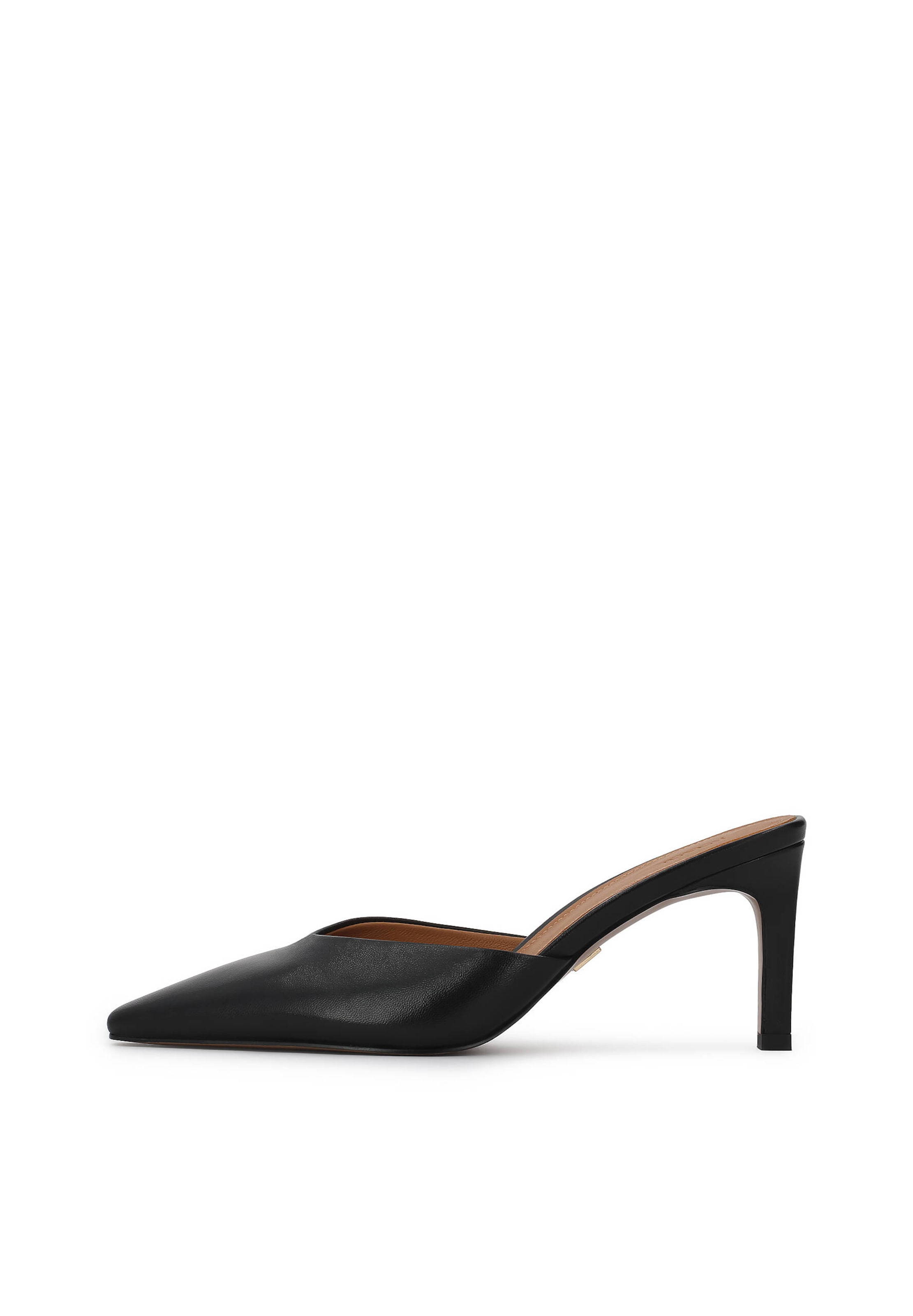 Mule Kazar en noir : devant