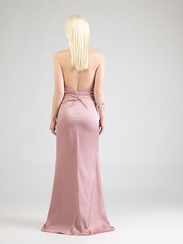 mascara Evening Dress in Pink