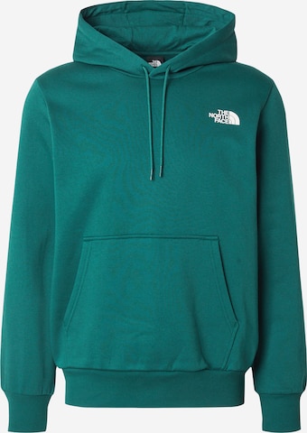 Sweat-shirt 'SIMPLE DOME' THE NORTH FACE en vert : devant