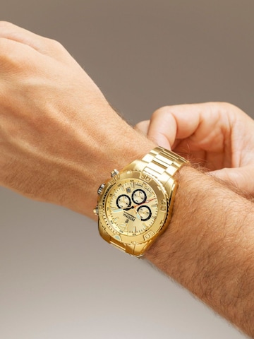 Montre à affichage analogique FESTINA en or : devant