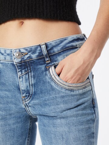 MOS MOSH Slimfit Jeans i blå