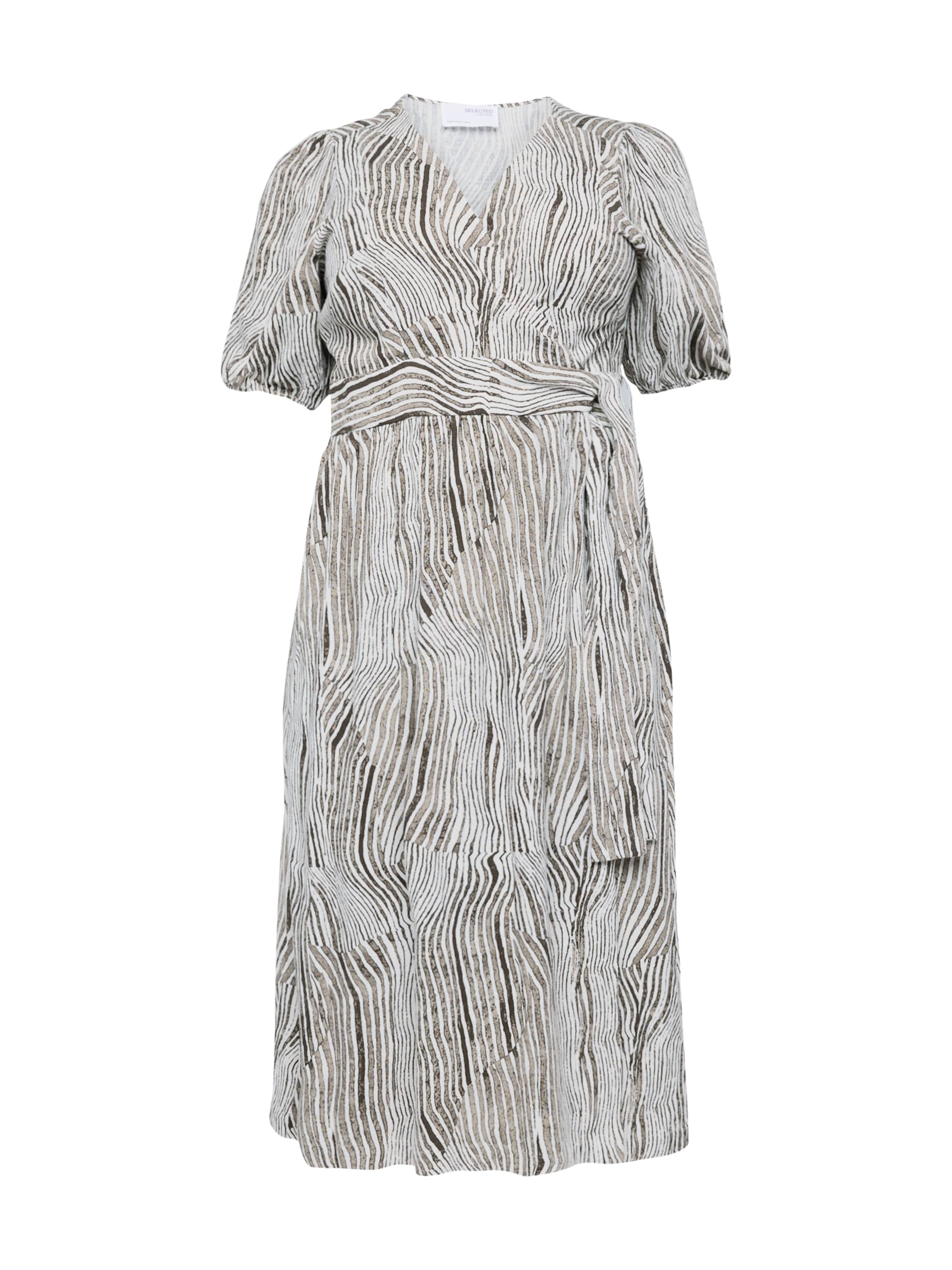 Selected Femme Curve Kjole i grøn: forside