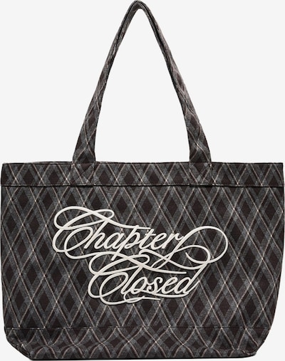 Bershka Shopper in One Size in creme / schoko / stone, Produktansicht