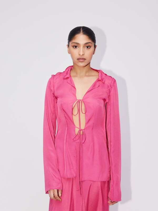ABOUT YOU REBIRTH STUDIOS Blouse 'SUNSET' in Pink