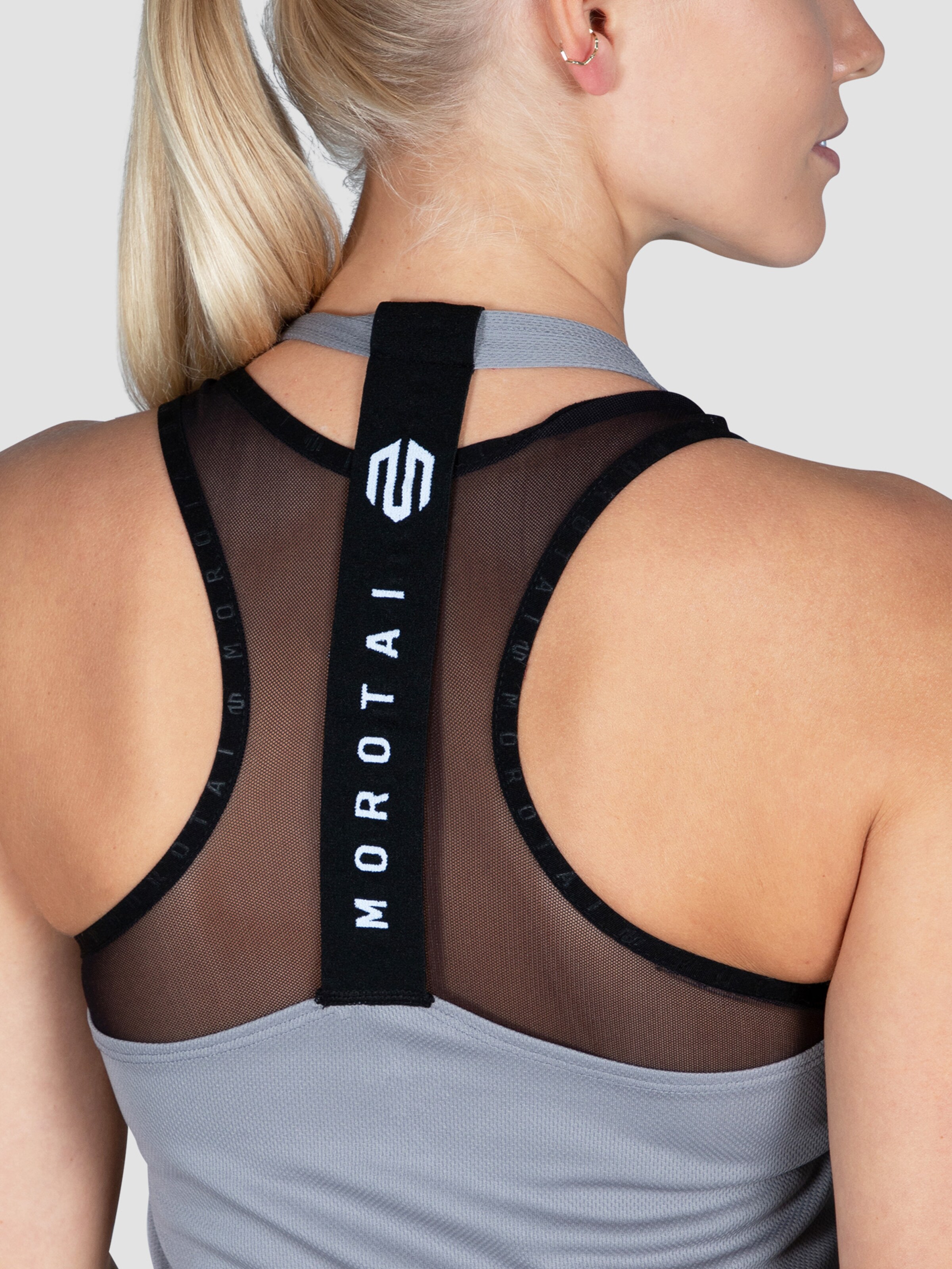 Frauen Sportbekleidung MOROTAI Sport-Top 'Performance' in Grau - UN66092 Frauen Sportbekleidung MOROTAI Sport-Top 'Performance' in Grau - UN66092